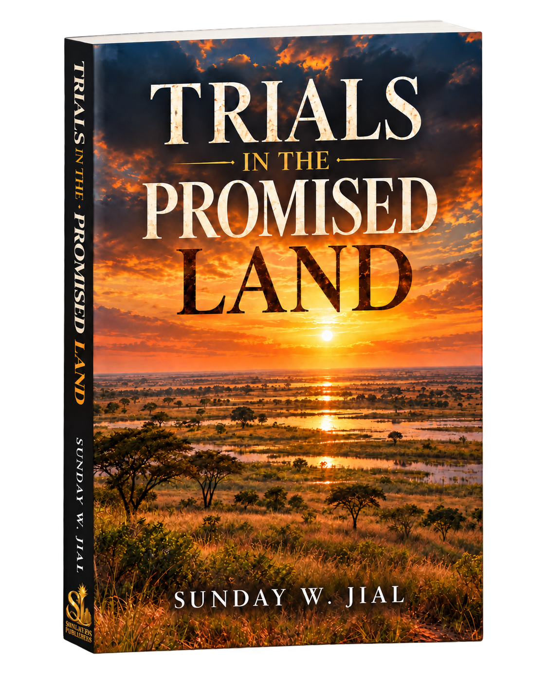 Trials in the Promised Land 3D book mockup